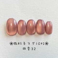 【即購入ok・チップ変更可能】マグネットネイルチップ　ニュアンス　四季32