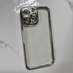 未使用⭐️ iPhone14プロマックス　シルバー　クリア　カバー　ケース
