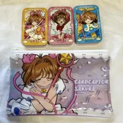【週末値下げ中】カードキャプターさくら チョコレート缶缶のみ＋ポーチ イオン限定