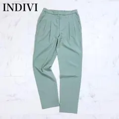 INDIVI インディビ イージーパンツ ウエストゴム　36