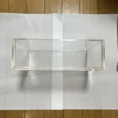重なるクリアアクリルケース　収納ボックス　1段