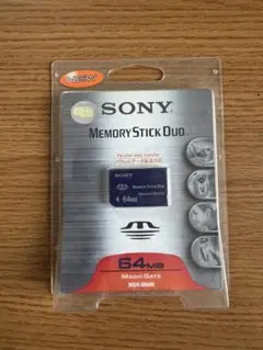 SONYメモリースティックデュオ64MB