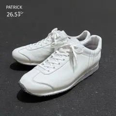 美品✨ パトリック ネバダ 26.5㌢ ウォータープルーフ ホワイト スニーカー