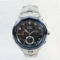 ✨希少未使用級✨SEIKO WIRED 12角形 サファイアブルー クロノグラフ