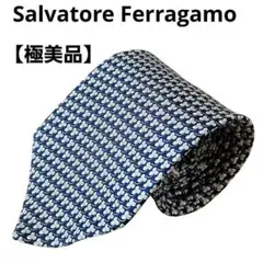 【極美品】Salvatore Ferragamo ネクタイ フローラル シルク