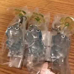 ピクミン　めじるしアクセサリー　氷　3個　ガチャ　PIKUMIN