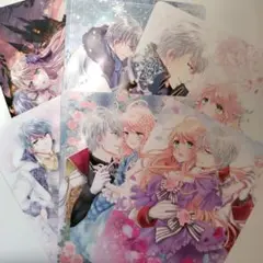 王子様に溺愛されて困ってます　アニメイト特典ビジュアルボード6枚 1〜6巻分