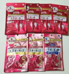 ②小林製薬 発酵大豆イソフラボン エクオール 30粒✖️7袋