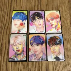 BTS カラコン コンタクト フォトカード 6枚セットです