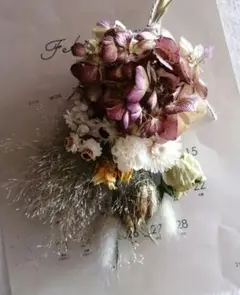 ①　ナチュラルスワッグ　ドライフラワー