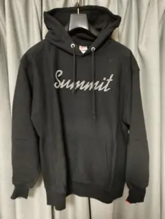 Summit ロゴ フード付きパーカー 黒