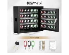 Wasjoye キーボックス 鍵ケース 壁掛け式 キーロック式 鍵収納 学校用