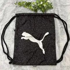 【訳あり美品】 【PUMA】ドローストリングバッグ★ナイロンバッグ★リュック★黒