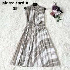 pierre cardin ピエールカルダン プリーツシャツワンピース