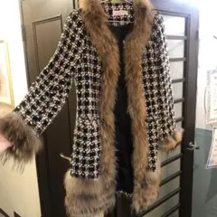 ツイード.フォックスファーコート