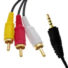 Hjiopkul 3メートル3.5mm ミニプラグ（オス）to 3RCA（オス）
