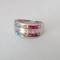 七色シルバーリング