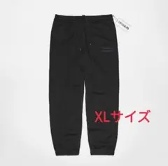 ennoy エンノイ スウェットパンツ ブラック×ブラック刺繍 XLサイズ