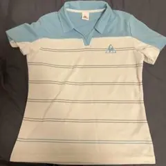 le coq sportif ストライプ ポロシャツ　Ｏ