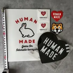 HUMAN MADE ステッカー 2個セット(クリアファイル、小物入れケース)