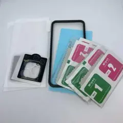 iPhone15 Pro ガラスフィルム (2枚)＋カメラフィルム(2枚)