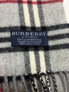 BURBERRY 100%ラムウール マフラー