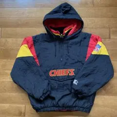 NFL カンザスシティ チーフス ナイロン プルオーバージャケット