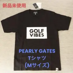 PEARLY GATES GOLF VIBES Tシャツ M 黒 新品未使用