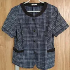 事務服　オーバーブラウス　大きいサイズ