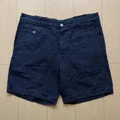 a.p.c アーペーセー　リネン　レーヨン　ショートパンツ　ネイビー　M