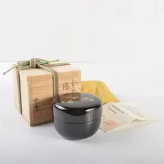 茶道具 越前蒔絵師 吉田宗景作 玄々斎好写 一粒万倍 徳風棗 共箱 VR5441 茶道具 越前蒔絵師 吉田宗景作 玄々斎好写 一粒万倍 徳風棗 共箱