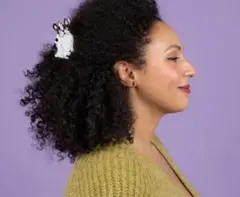 cou cou suzette ヘアクリップ　ブルドッグ　ククシュゼット　正規品