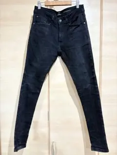 ベルシュカ　スーパースキニーパンツ　ブラックデニム　Mサイズ