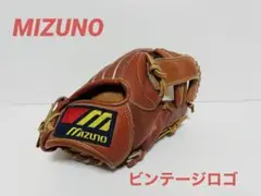 ①ミズノ 野球 一般 軟式 グローブ 右投げ 初代Mロゴ ビンテージ