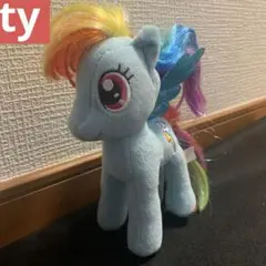 マイリトルポニー ぬいぐるみ ty レインボーダッシュ ペガサス