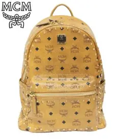 定価12.9万 新品 MCM バックパック リュック スタッズ ヴィセトス