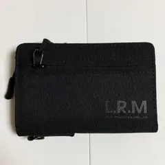 L.R.M. 二つ折り財布 黒 ブラック