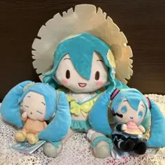 初音ミクふわぷちぬいぐるみM他3体セット