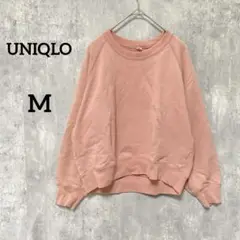 UNIQLO ピンク ラグランスリーブ スウェット　M レディース　秋冬