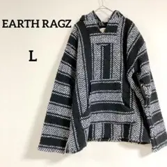 即購入OK✨EARTH RAGZ【L】フード付き長袖セーター ニット