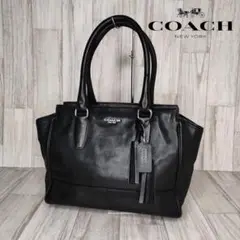 40 COACH コーチ　レザー　ハンドバッグ　トートバッグ