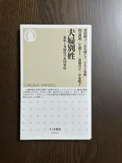 夫婦別姓 ちくま新書