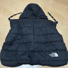 THE NORTH FACE フード付きダウンベスト 黒