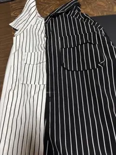 ストライプデザイン 長袖シャツ２色セットで！