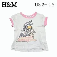 H&M × Looney Tunes バックス・バニーTシャツ US 2-4Y