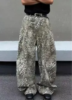 【新品】y2k opium ワイドデニム デニムパンツ 地底人 似