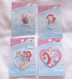 ディズニー　プリンセス　ワッペン　4種セット