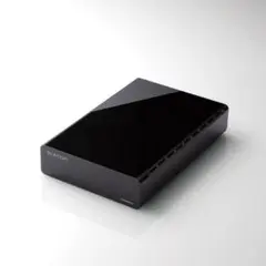 ELECOM NAS対応 外付けハードディスク ブラック