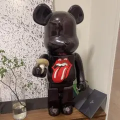 ローリングストーンズベアブリック 400% CRYSTAL DECORATE BE@RBRICK The Rolling Stones Tongue Logo
