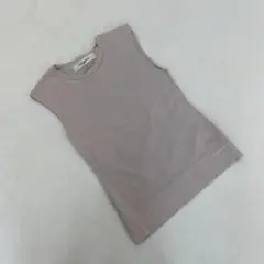 ⭐️エリートモデルズ⭐️ノースリーブ ブラウス ベージュ シンプル カットソー